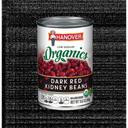Hanover Organic Low Sodium Dark Red Kidney Beans, 15.5 Ounce -- 12 per case