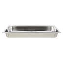 Vollrath 30022 Super Pan V Stainless Steel Full Size Steam Table Pan, 2.5 inch Deep