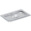 Cover Solid Flat, Stainless Steel, 1/9 Size -- 6 Per Case