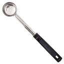 Vollrath 61145 Stainless Steel Antimicrobial Perforated Round Spoodle with Black Grip N Serv Handle, 1 Ounce Capacity