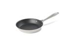 Intrigue Fry Pans, Stainless Steel,Steelcoat X3 Non-Stick,Inside Diameter 7 13/16, Gauge 18 -- 1 Per Case