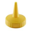 Vollrath 2813-08 Traex Yellow Single Tip Replacement Cap for Squeeze Dispenser