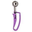 Vollrath 47400 Stainless Steel Number 40 Disher with Orchid Squeeze Handle, 0.72 Ounce Capacity