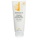 Derma E Vitamin C Gentle Daily Cleansing Paste, 4 Ounce
