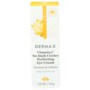 Derma E Vitamin C No Dark Circle Perfecting Eye Cream, 0.5 Ounce