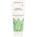 Derma E Vitamin E Fragrance Free Body Lotion, 8 Fluid Ounce