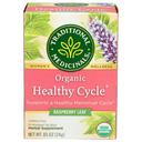 Traditional Medicinals Organic Raspberry Leaf Healthy Cycle Herbal Tea, 16 tea bags -- 6 per case