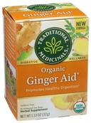 Traditional Medicinals Organic Ginger Aid, 16 Tea Bags per pack -- 6 packs per case