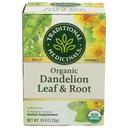 Traditional Medicinals Organic Dandelion Leaf and Root Tea Herbal Tea, 16 tea bags -- 6 per case