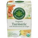 Traditional Medicinals Organic Turmeric with Meadowsweet and Ginger Herbal Tea, 16 tea bags -- 6 per case