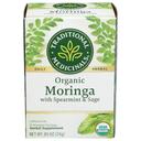 Traditional Medicinals Organic Moringa with Spearmint Sage Herbal Tea, 16 tea bags -- 6 per case