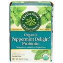 Traditional Medicinals Organic Peppermint Delight Probiotic Herbal Tea, 16 tea bags -- 6 per case