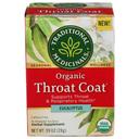 Traditional Medicinals Organic Throat Coat Eucalyptus Herbal Tea, 16 tea bags -- 6 per case