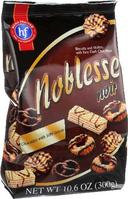 Hans Freitag Noblesse Noir Biscuits and Wafer Cookie, 10.6 Ounce -- 10 per case