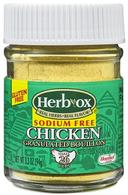 Herb Ox Sodium Free Granulated Chicken Bouillon, 3.3 Ounce -- 12 per case