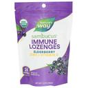 Natures Way Organic Elderberry Sambucus Immune Lozenges, 24 count