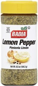 Badia Lemon Pepper Seasoning, 6.5 Ounce -- 6 per case