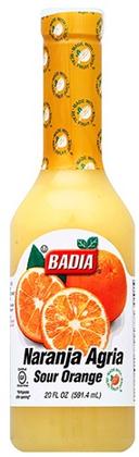 Badia Naranja Agria Sour Orange Juice, 20 Ounce -- 12 per case