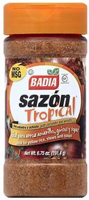 Badia Sazon Tropical with Annatto and Coriander, 6.75 Ounce -- 6 per case