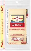 Land O Lakes Sliced White Deli American Cheese, 8 ounce -- 12 per case