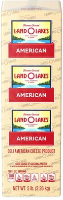 Land O Lakes White Deli American Cheese Product, 5 Pound -- 2 per case