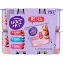 Light and Fit Strawberry Blueberry Raspberry Yogurt, 4 Ounce -- 48 per case.