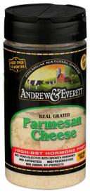 Andrew and Everett Grated Parmesan Cheese, 7 Ounce -- 6 per case