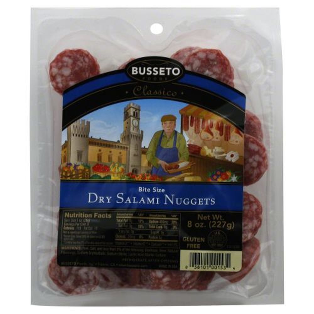 Busseto Salami Nugget, 8 Ounce -- 12 per case