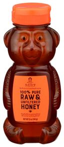 Nature Nates 100 Percent Pure Raw and Unfiltered Honey, 12 Ounce