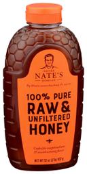 Nature Nates 100 Percent Pure Raw and Unfiltered Honey, 32 Ounce