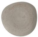 Schonwald Unique Lite Gray Organic Porcelain Dinner Plate, 12 3/8 inch -- 6 per case.