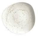 Schonwald Organic Pottery Unique Porcelain White Dinner Plate, 12 3/8 inch -- 6 per case.