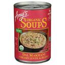 Amys Organic Dal Makhani Creamy Lentil Bean Soup, 14.2 Fluid Ounce -- 12 per case