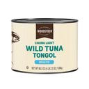 Woodstock Chunk Light Unsalted Wild Tongol Tuna, 66.3 Ounce -- 6 per case