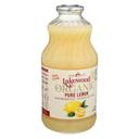 Lakewood Organic Pure Lemon Juice, 32 Fluid Ounce -- 6 per case