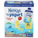 Nancys Organic Strawberry Banana Probiotic Yogurt, 14 Ounce -- 6 per case.
