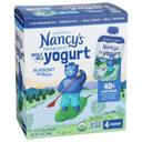 Nancys Organic Blueberry Spinach Probiotic Yogurt, 14 Ounce -- 6 per case.