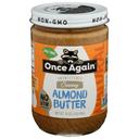 Once Again Unsweetened Salt Free No Stir Creamy Almond Butter, 16 Ounce -- 6 per case