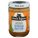 Once Again Unsweetened Salt Free Crunchy Almond Butter, 16 Ounce -- 6 per case
