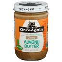 Once Again Unsweetened Lightly Toasted Creamy Almond Butter, 16 Ounce -- 6 per case