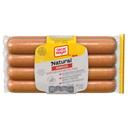 Oscar Mayer Natural Bun Length Angus Beef Uncured Franks, 14 Ounce -- 12 per case.