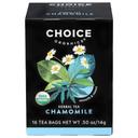 Choice Organics Chamomile Herbal Tea, 16 tea bags -- 6 per case