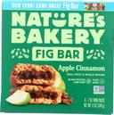Natures Bakery Apple Cinnamon Stone Ground Whole Wheat Fig Bar, 12 Ounce -- 6 per case