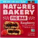 Natures Bakery Raspberry Stone Ground Whole Wheat Fig Bar, 12 Ounce -- 6 per case