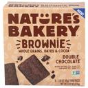 Natures Bakery Double Chocolate Brownie, 9.54 Ounce -- 6 per case