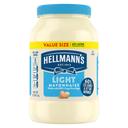 Hellmanns Creamy Light Mayonnaise, 48 Fluid Ounce -- 12 per case