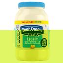 Best Foods Creamy Light Mayonnaise, 48 Fluid Ounce -- 12 per case
