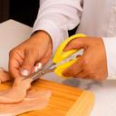 Joyce Chen Original Unlimited Kitchen Scissors with Yellow Handles, 6.3 inch Length