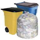 Pitt Plastics Clear 2 Mil No Print Gusset Seal Trash Can Liner for Brute 65-95 Gallon Rollout Container -- 50 per case