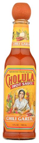 Cholula Chili Garlic Hot Sauce, 5 Ounce -- 6 per case